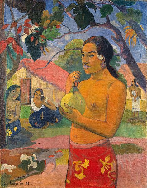 Поль Гоген Женщина, держащая плод (1893)